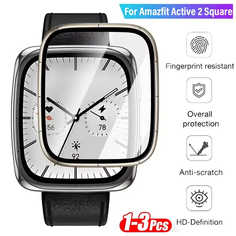 3D Curved Edge Screen Protector For Amazfit Active 2 Smartwatch Full Coverage Soft Protective Film For Huami Amazfit Active 2