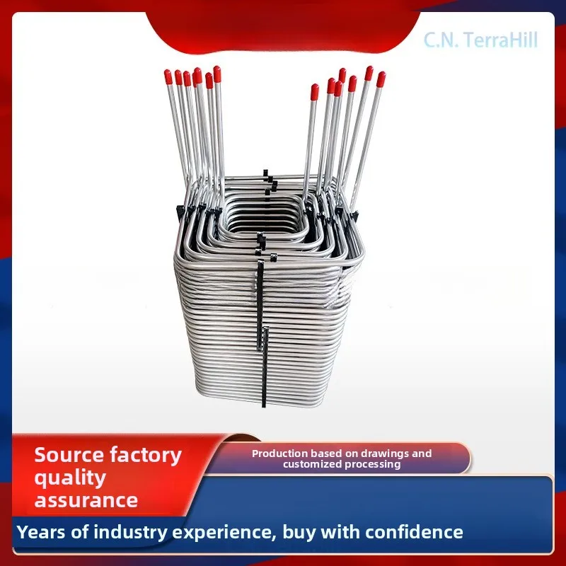 7-Way Square Beer Cooler Pipe Wall-Mounted Water-Cooled Draft Beer Dispenser Cooling Tube 304 Stainless Steel