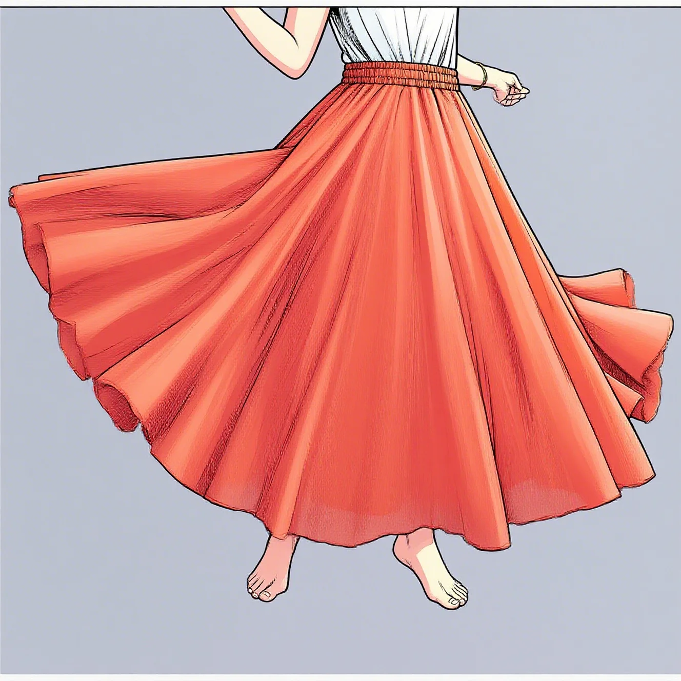 

new 2026 Women Linen Cotton Long Skirts Elastic Waist Pleated Maxi Skirts Beach Boho Vintage Summer Skirts Faldas Saia