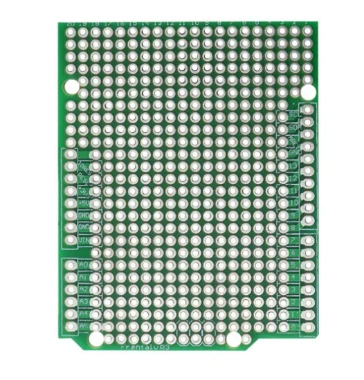 1 pcs Prototype PCB Board For Arduino UNO R3 ATMEGA328P Shield Board Breadboard Protoshield DIY FR4 2.54mm Pitch Thickness 1.6mm