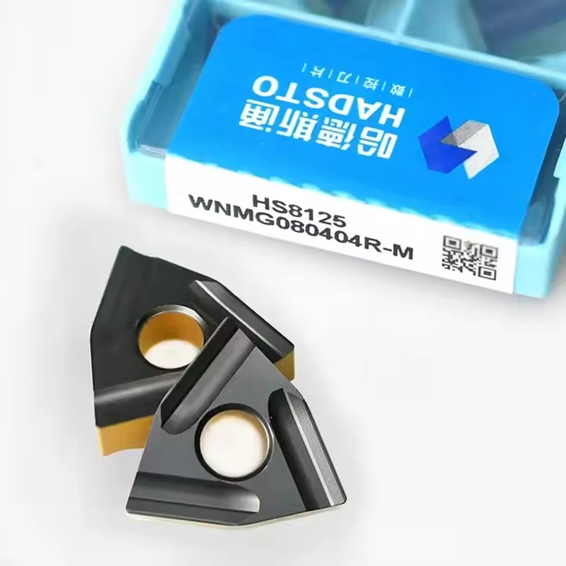 

Hadsto 100%原装 Wnmg080404R-M L-M Wnmg080408R-M Wnmg080408L-M Hs8125 Cnc Lathes Cutter Tools Carbide Inserts Steel Parts