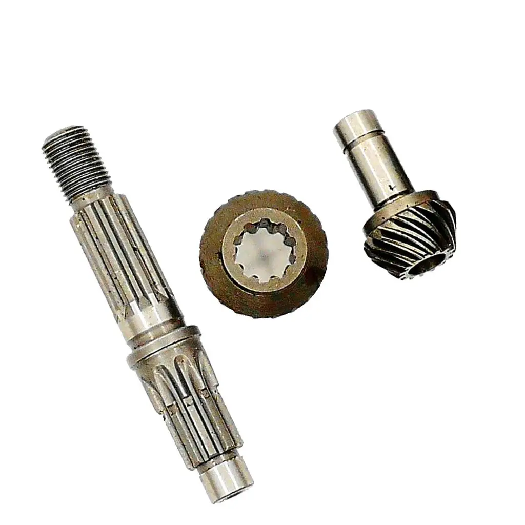 Alloy Gearbox Rebuild Set Silver Trimmer Gear Head Repair Kit Replacement Square Port Parts for FS120 FS130