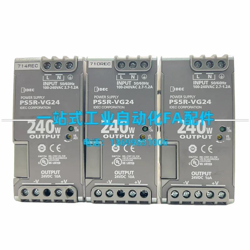 2026.4 Original IDEC And Spring 240W Power Supply 10A Rail PS5R-VG24 Are In Stock To Replace PS5R-SG24.