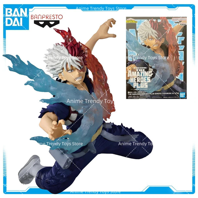 

Original bandai My hero academy the most amazing heroes todoroki shouto action figure banpresto collection model toys gifts WY