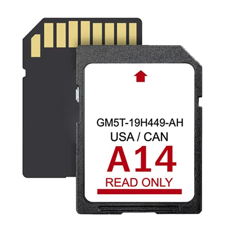 Latest 2023 A14 Navigation Card GM5T-19H449-AH Maps Card For GPS Map Update Sync USA/Canada Maps SYNC Navigation System Durable