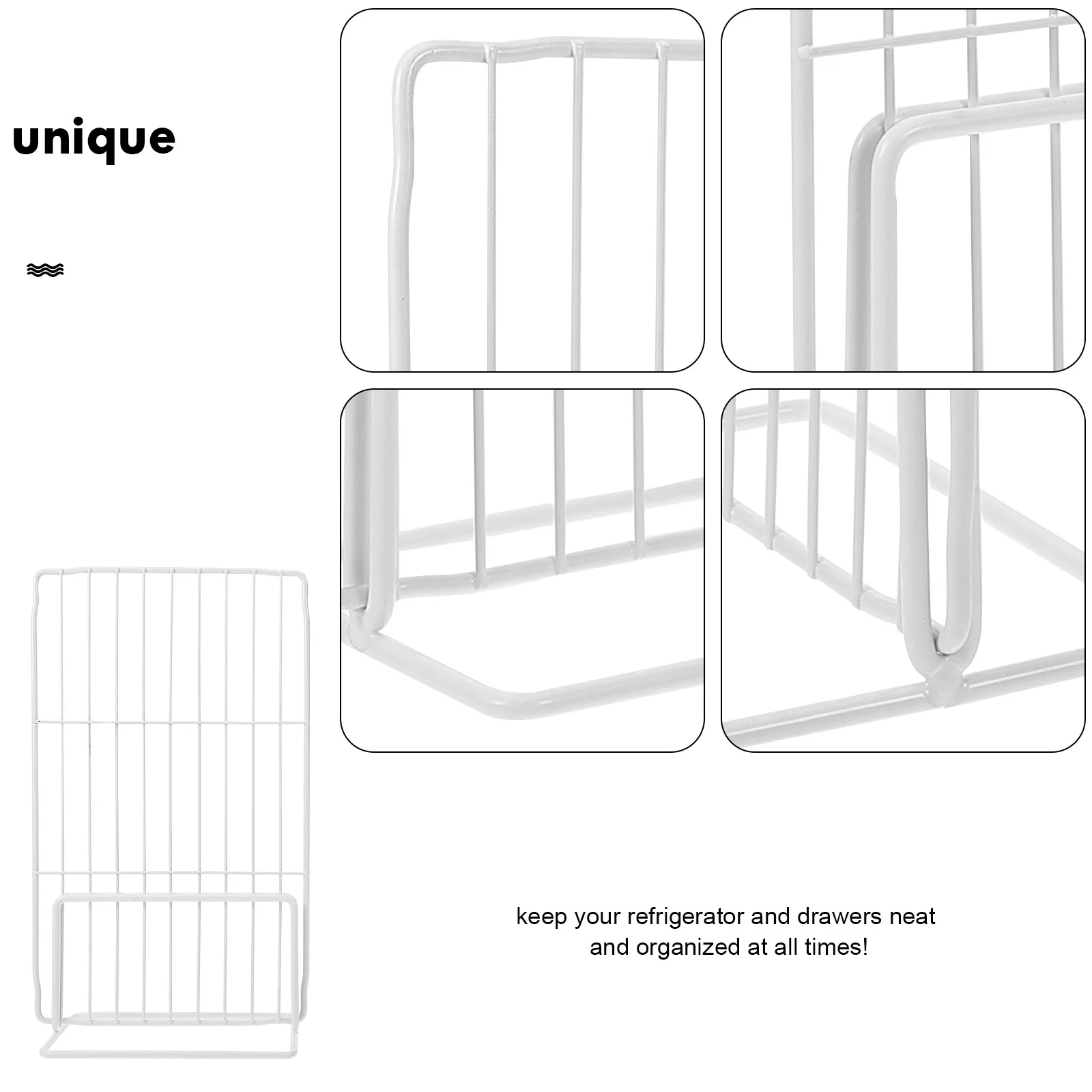 2 Pcs Freezer Partition Chest Dividers for The Fridge Small Freezers Deep Organiser Drawer Divisions