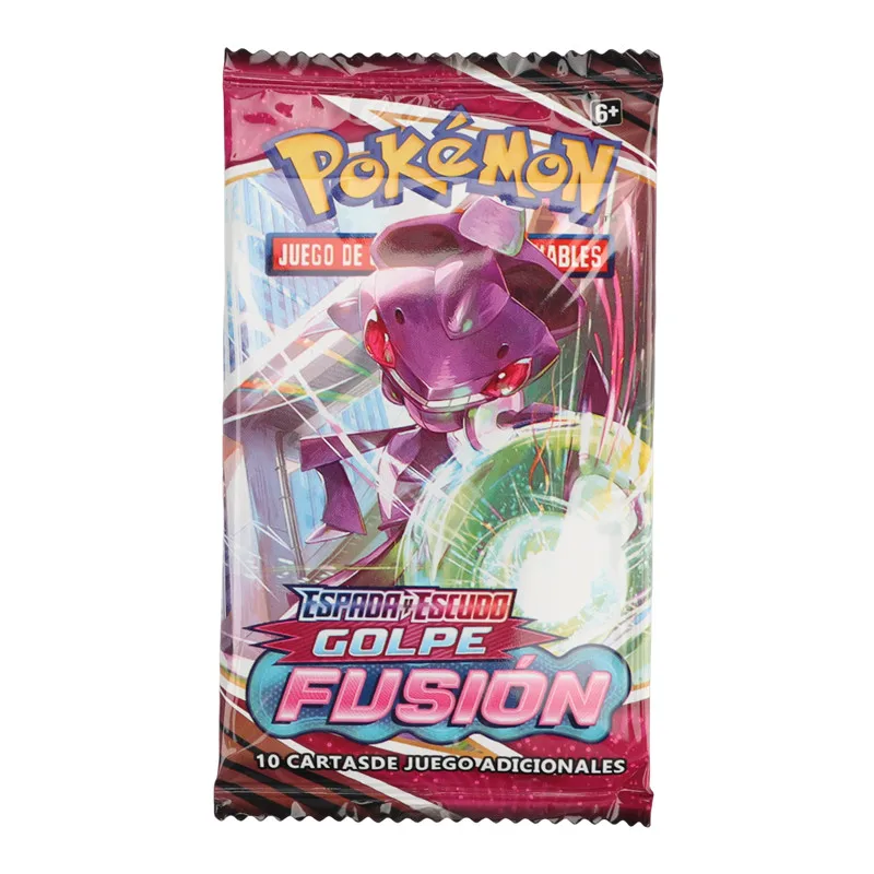 40/360 Uds versión española tarjeta Pokémon TCG: escudo de espada Fusion Strike Booster Box tarjetas Pokemon paquete de 36 cajas de regalos