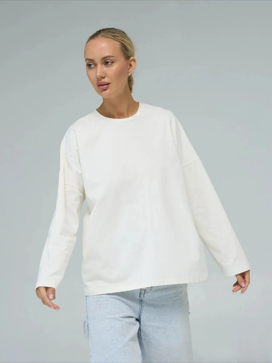 2026 Autumn New Women Long Sleeve Tshirt Vintage Folk Lace Crown Print 100% Cotton Loose Streetwear Casual Top