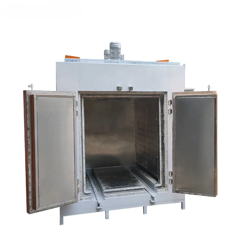 Hot air circulation drying Double-door trolley drying oven 500 degrees high temperature oven