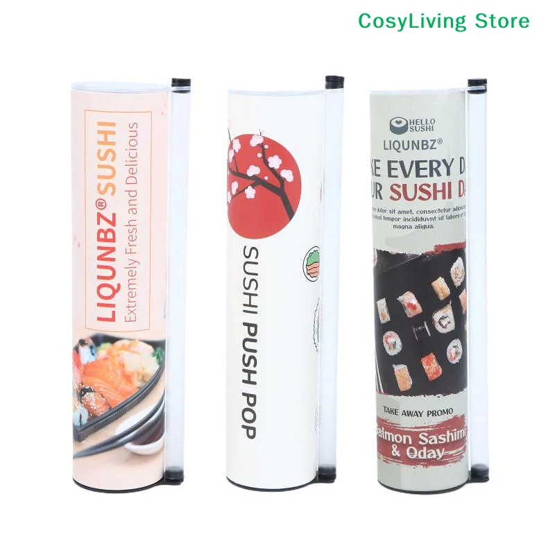 [CL]1Pc Food Grade Sushi Paper Tube Sushi Push Mold Quick Sushi Maker DIY Sushi Roller For Home Restaurant Cuisine Making Tool