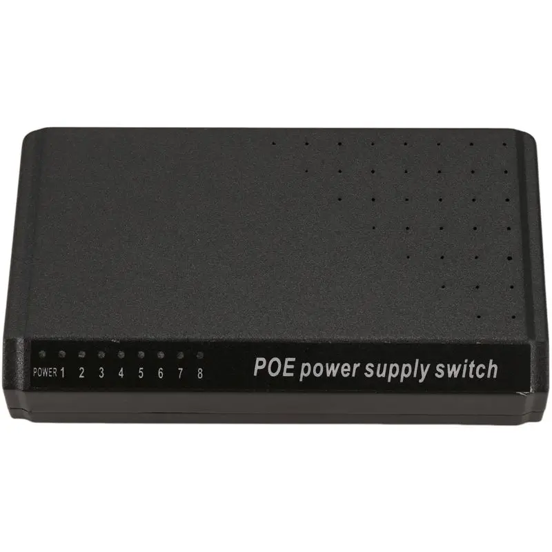 Leading-8 Ports 6+2 POE Switch Injector Power Over RJ45 Ethernet Family Network System 10/100M For Cameras Without Power Adapter