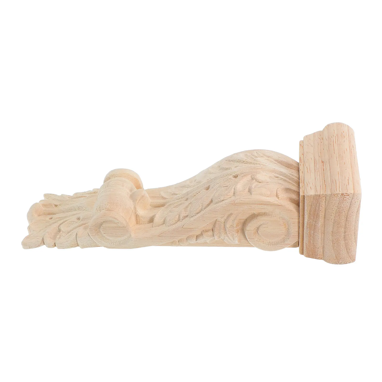 Unpainted Carved Wood Corbels Handmade Ornate Wooden Shelf Brackets for Kitchen Cabinets Shelves Mantels Doorways Countertops