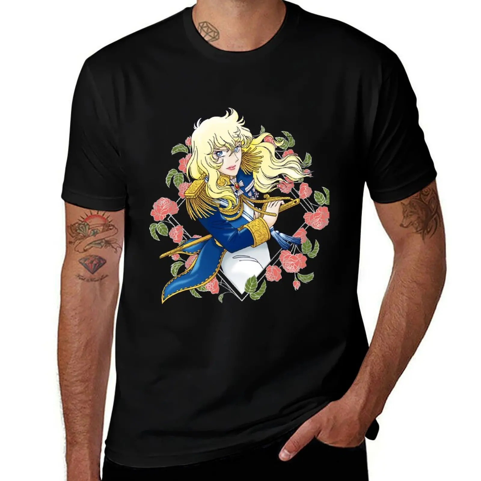 Oscar Fran?ois de Jarjayes (Blue edit. 2021) T-Shirt Stretch Fabric Comfort T-Shirt