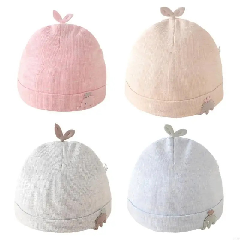 

95AE Soft Kid Hat Baby Bonnet Cap Fashion Winter Warm Hat Newborn Cap