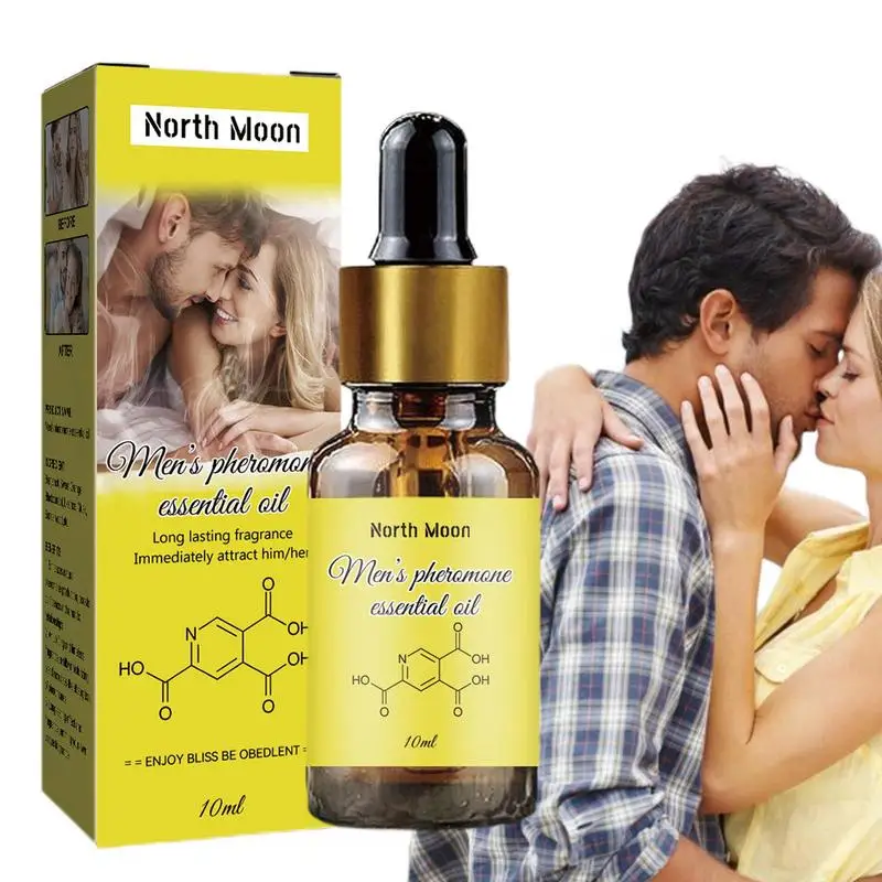 Olio di profumo di feromoni per uomo donna profumo di profumo per il corpo rinfrescante naturale di lunga durata feromone 10ml olio essenziale