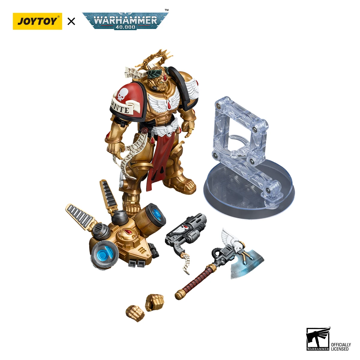 JOYTOY-figuras de acción Warhammer 40K 1/18, ángeles de sangre, Comandante Dante Amine, modelo, regalo Perfert, en STOCK