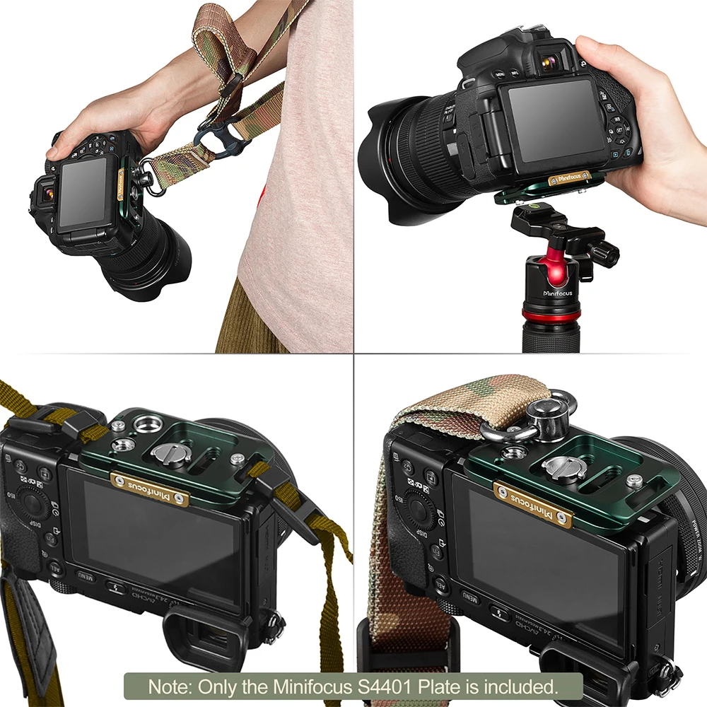 Quick Release Plate 70mm Camera Arca Swiss Plates with QD Sling Mount Adapter for DSLR Tripod Ballhead Quick Setup Mount Gimbles