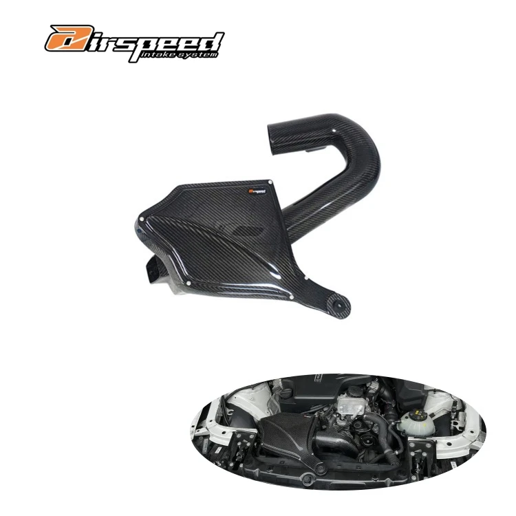 

Airspeed High Performance Dry Carbon Fiber Cold Air Intake System Engine Kits for Bmw 3 Series 4 Series F30 N20 2.0T 2012-2016