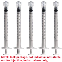 1CC/ML Luer Lock Syringe Bulk package Without Needle,Uses for Scientific Lab, Measurement and Dispensing Industrial