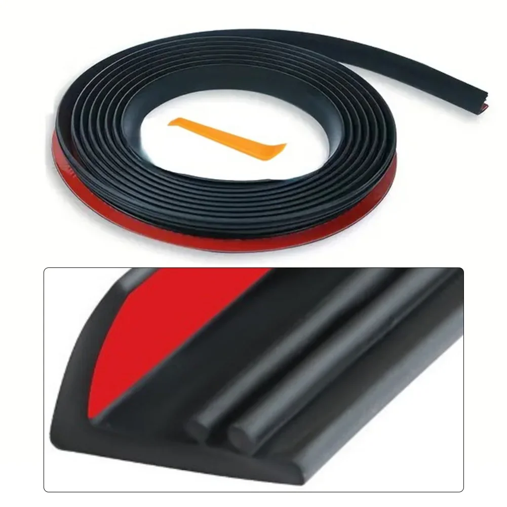 4m Car Window Seal Strip Rubber Auto Car Side Window Lift Gap Filler Soundproof Waterproof Protector Strip ﻿