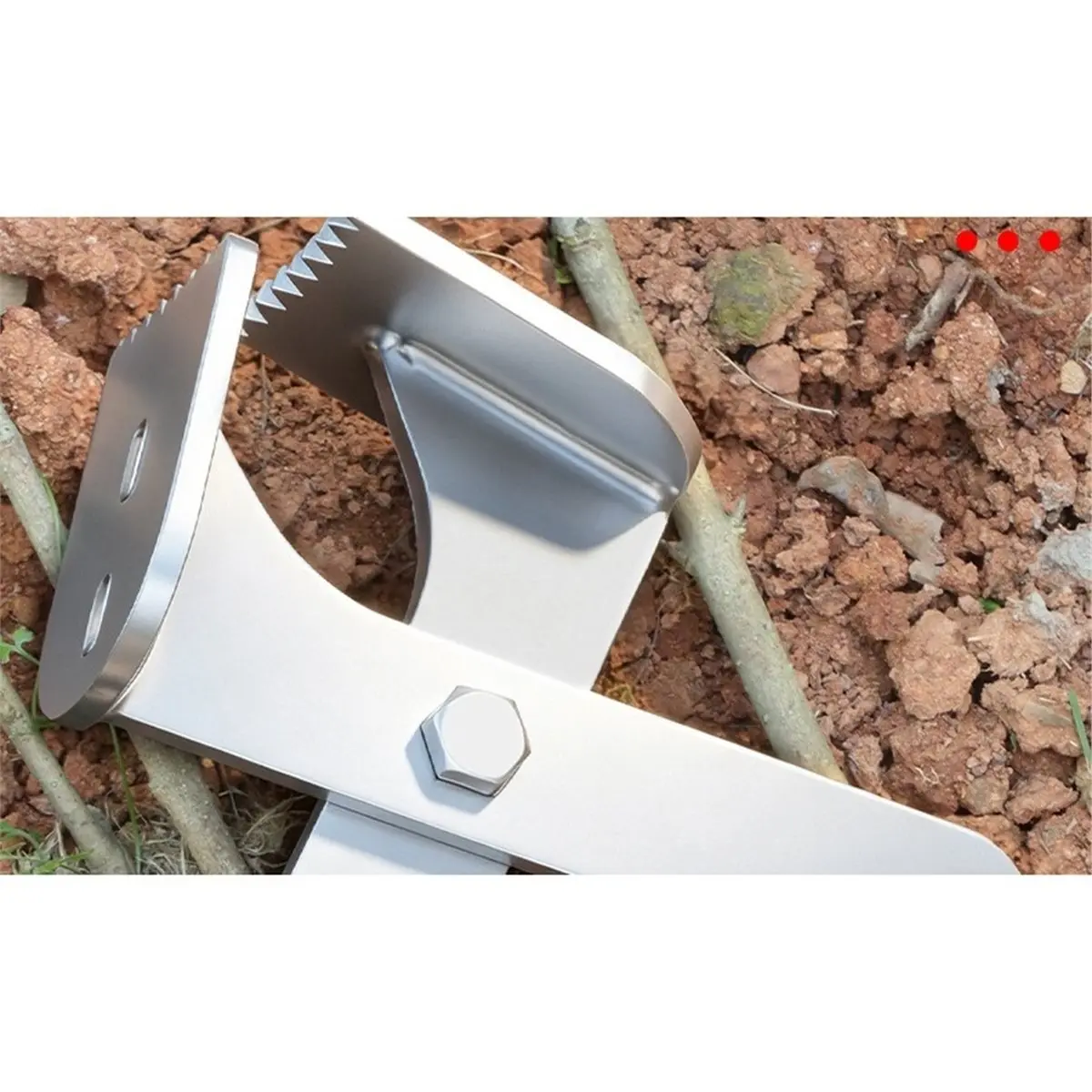 A1194K Multipurpose Tree Root Puller Ground Clearing Implement Featuring Reinforced Construction for Rough Root Removal Tasks SU