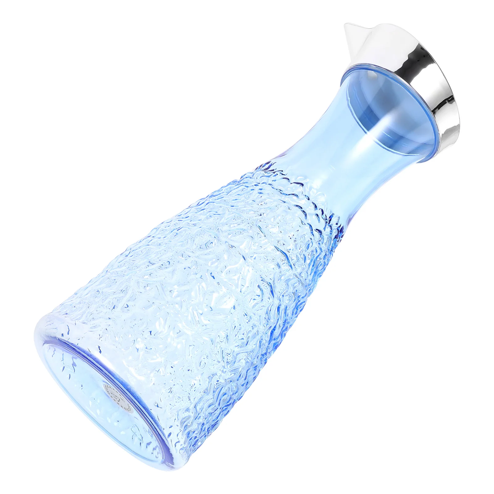 

Heat-Resistant Cold Water Pitcher Large Capacity Plastic Beverage Jug For Fridge Tea Juice Dispenser Modern Diamond Texture