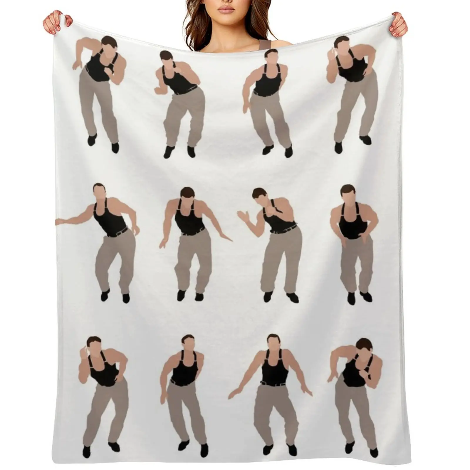 

Van Damme's Safety Dance - JCVD 1989 Throw Blanket Multi-Purpose anime Bed Fashionable sofa bed Blankets