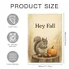 NGZ Fall Garden Flag Corn Gourd Farmhouse Display 28x40 Inch Fall Linen llz