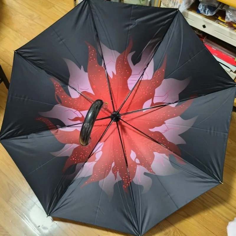 Paraguas de mango largo con protección UV para todo tipo de clima, plegable, para protección solar y contra la lluvia, de Anime Honkai: Star Rail Evernight March 7th