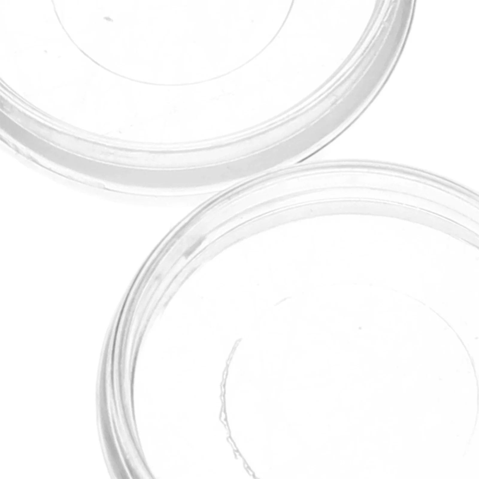 100pcs Transparent Loose-Leaf Binder Rings Plastic Binding Clips For Index Cards Openable Detachable Mechanism Office Supplies