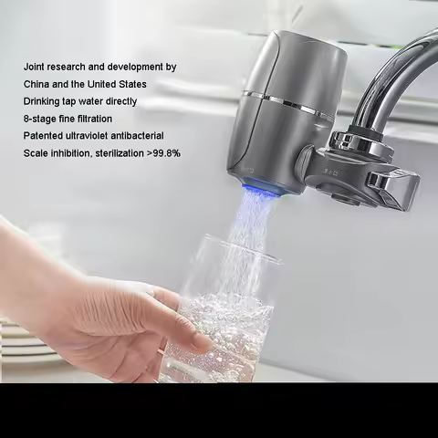 6Layer Filtration Drinking Water Purifier 99% Sterilization Scale Inhibition Filter For Filter Impurities Retain Useful Mineral