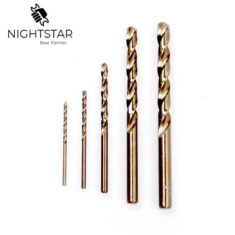 

Krachtige 5Pcs Co-HSS M35 Drill Bits HSS-Co Cobalt Various Sizes Metal Plastic Wood 2mm 2.5mm 4mm 6.5mm 7.5mm Cobalt Drill Bits