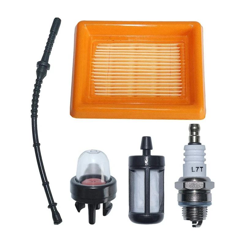 ABAE-Kit Bola Air Selang Saluran Filter Bahan Bakar Udara untuk Stihl FS120 FS200 FS250 FS300 FS450 Pemangkas 4134 141 0300