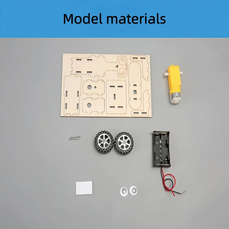 DIY Wood Robot Model Toy for Kids - Physics Science Educational STEM Kit - Experimental Tool for Learning And Gift for Children