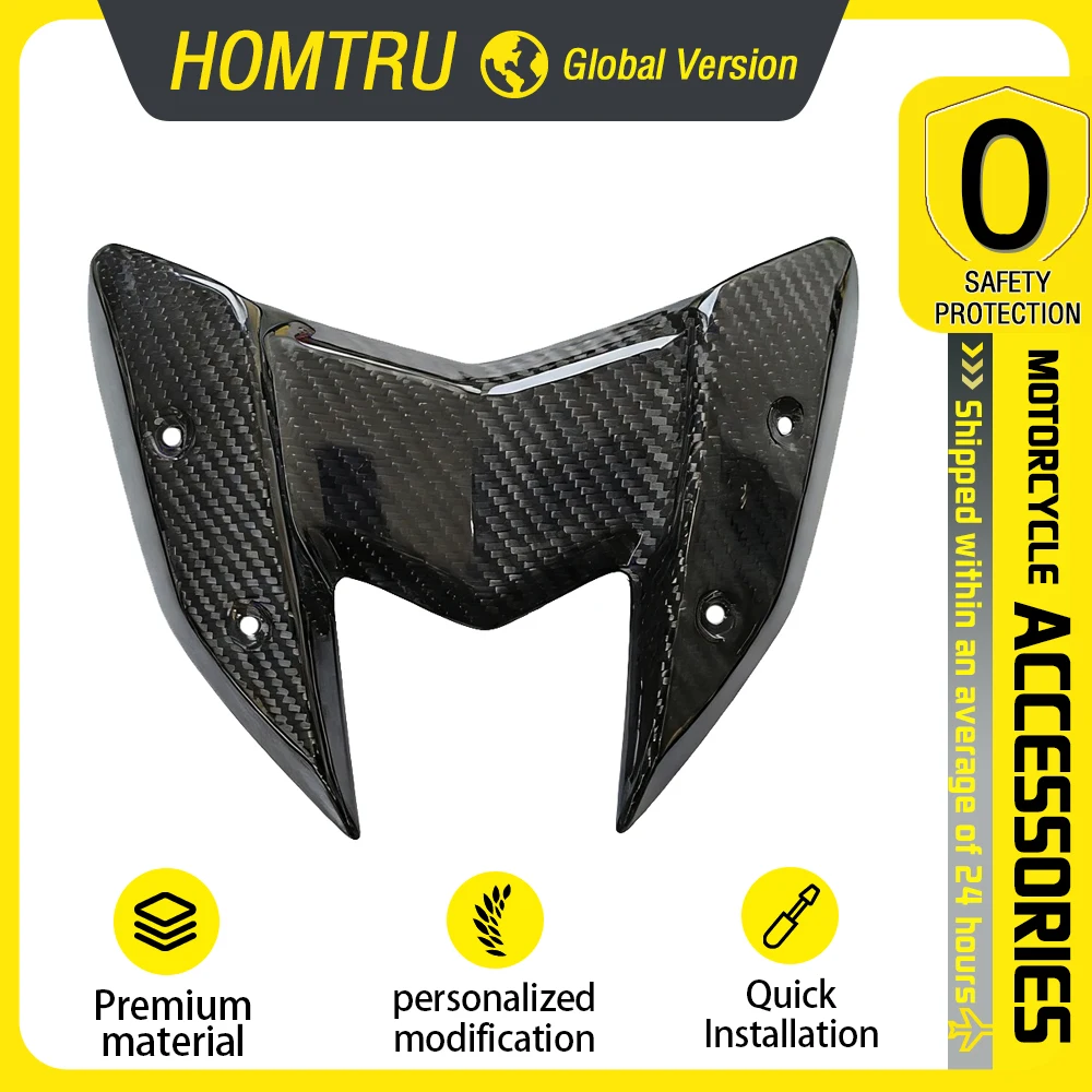 

For Kawasaki Z800 2013-2016 motorcycle modification fairing windshield decoration carbon fiber accessories
