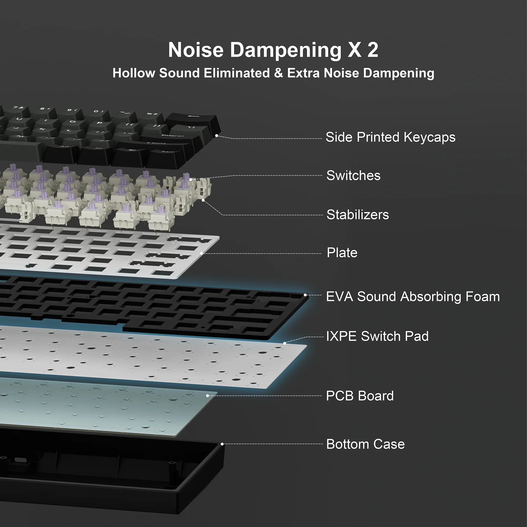 Xvx H61有線メカニカルキーボード,ホットスワップ可能,60%,rgb type-c接続,ホットスワップ,ゲーム,レトロ