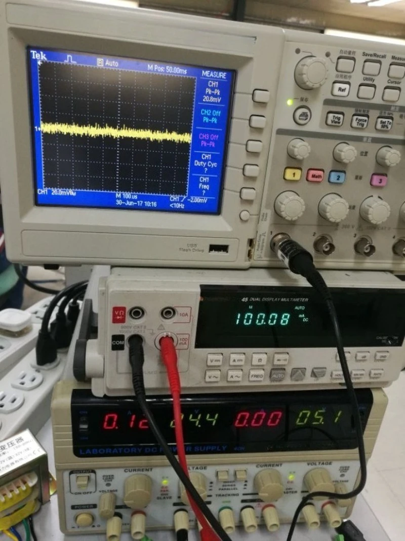 Multi-Channel CNC Constant Current Source 1-100mA with 485 Communication MCU Storage Single Power Supply for Precision Control