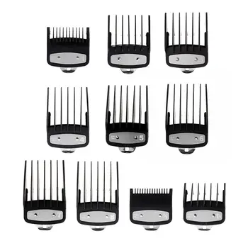 1 adet profesyonel 10 boyutları saç kesme sınırı tarak Salon berber kesme kılavuzu yedek eki saç düzeltici şekillendirme araçları