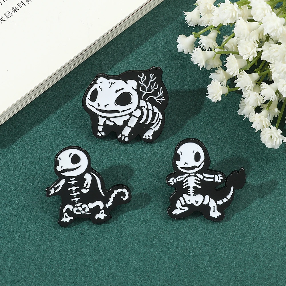3 Pcs Creative Cartoon Halloween Brooch Set