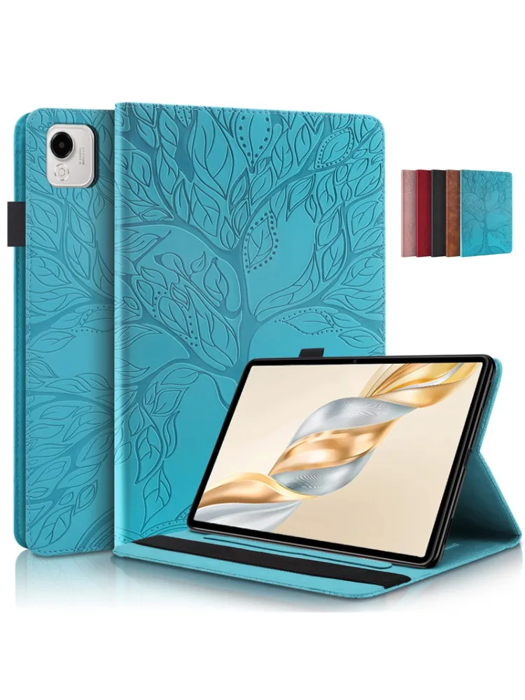 Tablet Funda Für Honor Pad X9a Fall 11,5 "Prägung Baum Flip Brieftasche Stand Fall Für Coque Honor Pad X9A 2025 Tablet Abdeckung