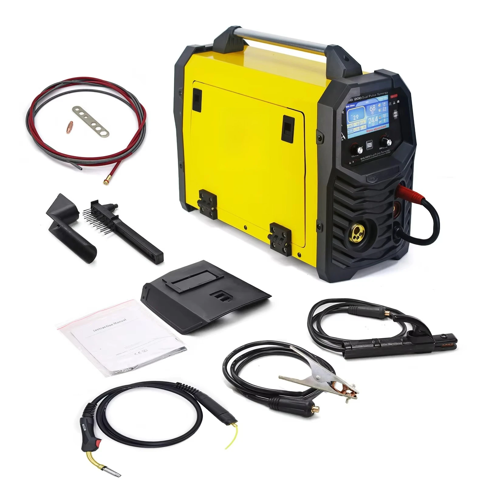 MIG-200 LED Display Double Pulse Mig Weld MIG ARC LIFT TIG 3 in 1 Aluminium Welding Machine