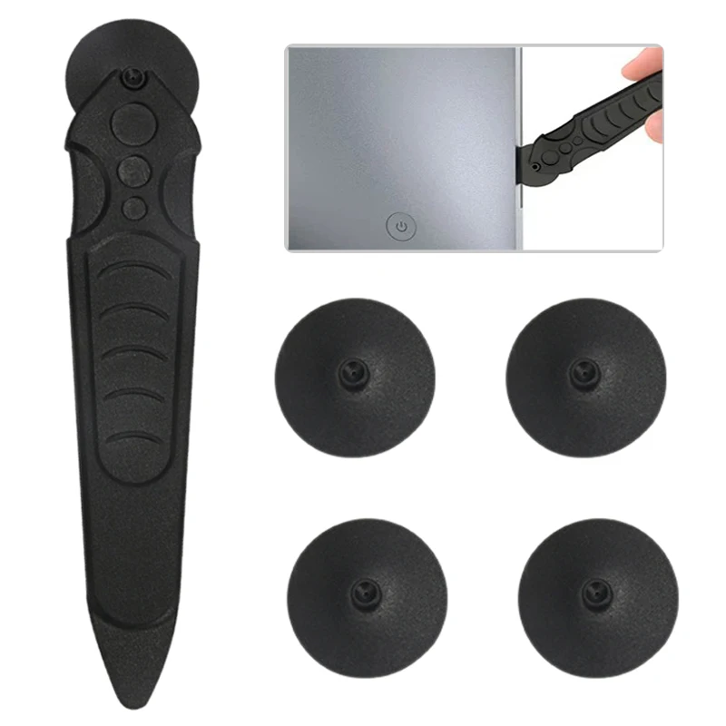 1 Set Carbon Fiber Roller Pry Bar Kit Non-slip Handle Mobile Phone Computer Laptop Screen Opening Tool Hand Repair Tools