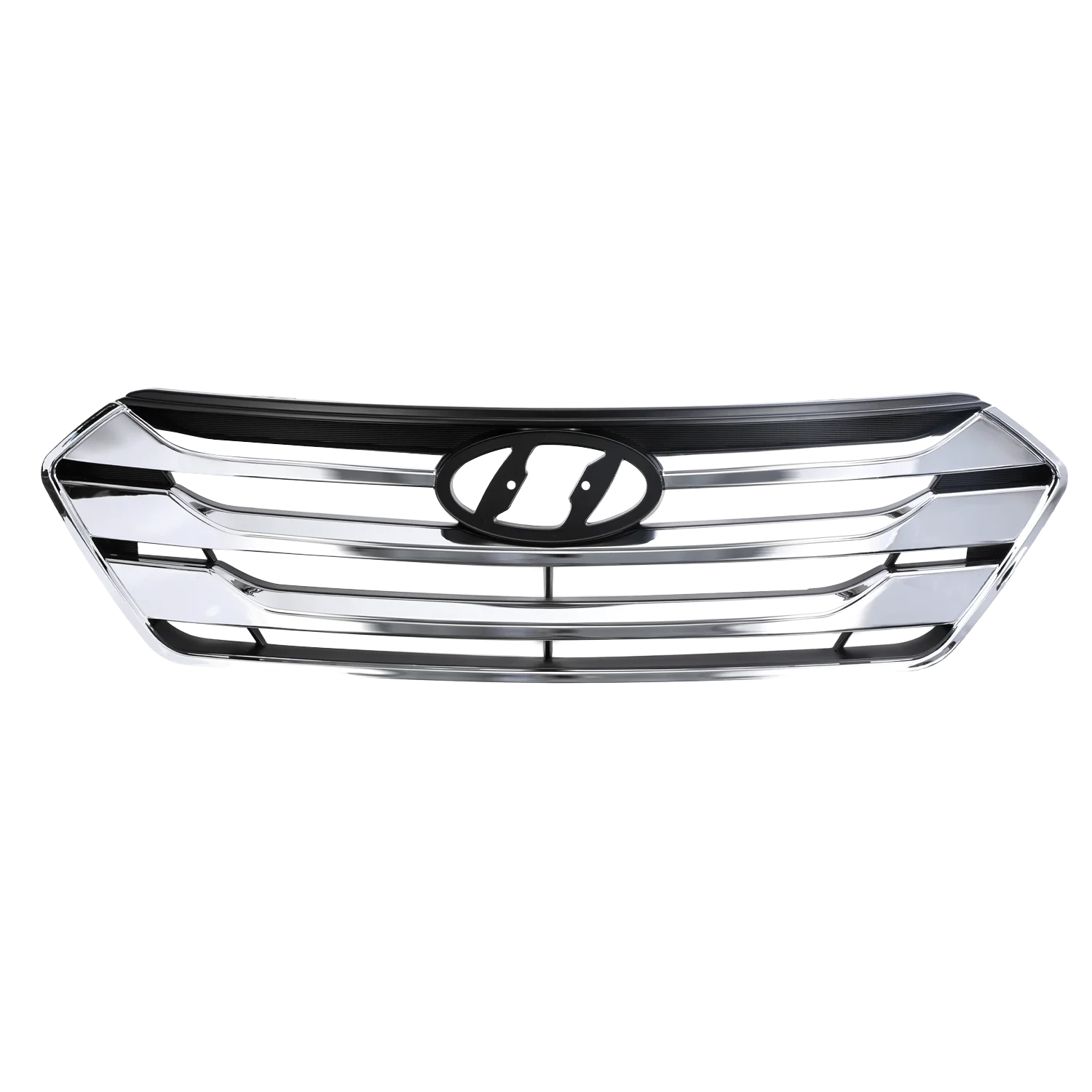 Front Bumper Chrome Upper Grille For Hyundai Santa Fe Sport 2013 2014 2015 2016