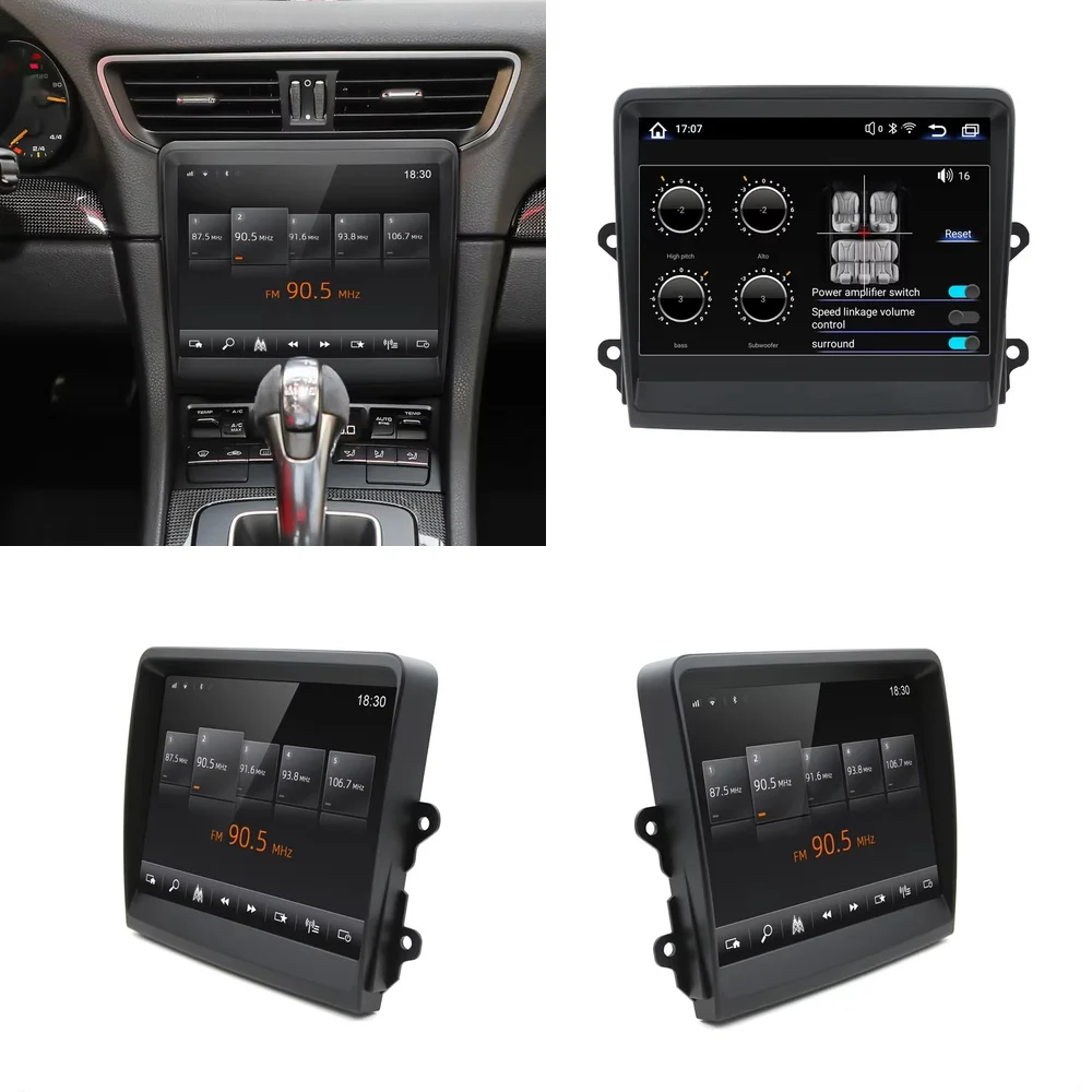 

KANOR . Inch Android GPS Navigation Car Video Radio Audio Stereo with CarPlay for 911 and Boxster