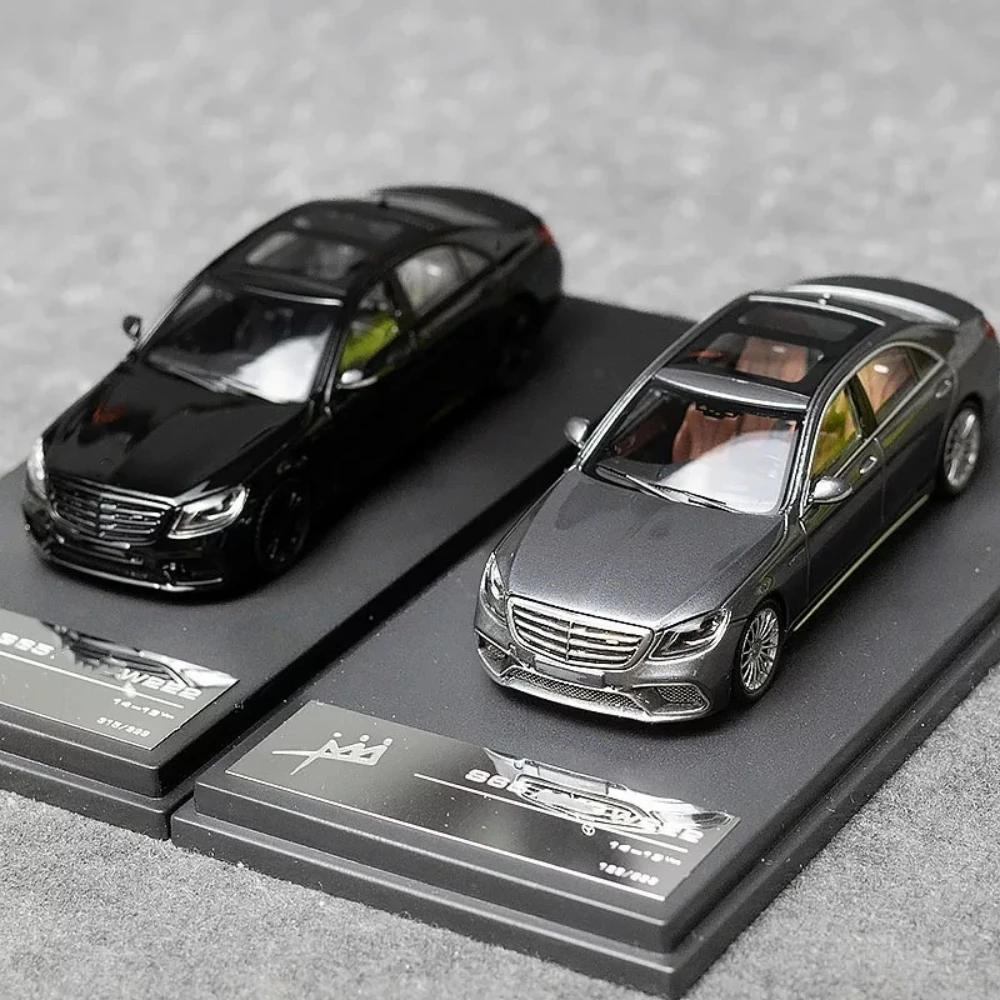 KM 1:64 S65 W222 gegoten verjaardagscadeaus Hobby Display Simulatiecollectie