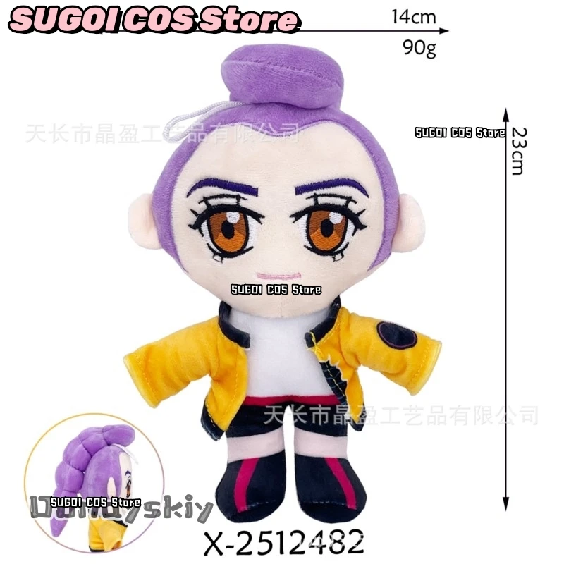 Boneka BKpop Demons Hunters, Harimau Ungu Lucu Bertopi Hitam, Burung Murai Bermata Tiga, Monster Hunt Girl Group Hunt Girl{SUGOI COS}Halloween ‌