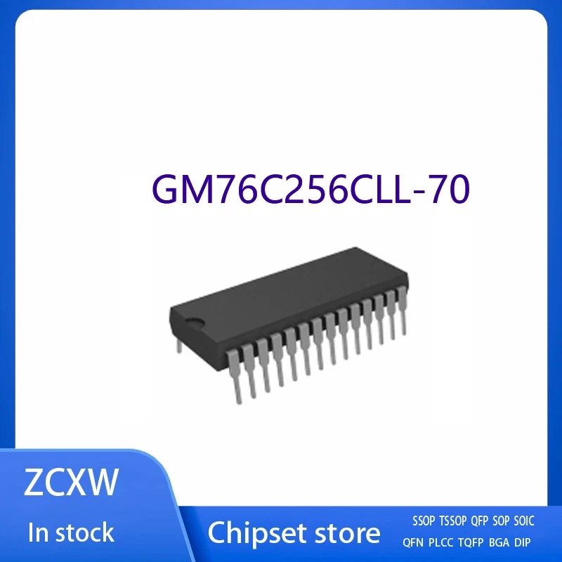 

5Pcs/Lot New GM76C256CLL-70 76C256CLL GM76C256CLL DIP28