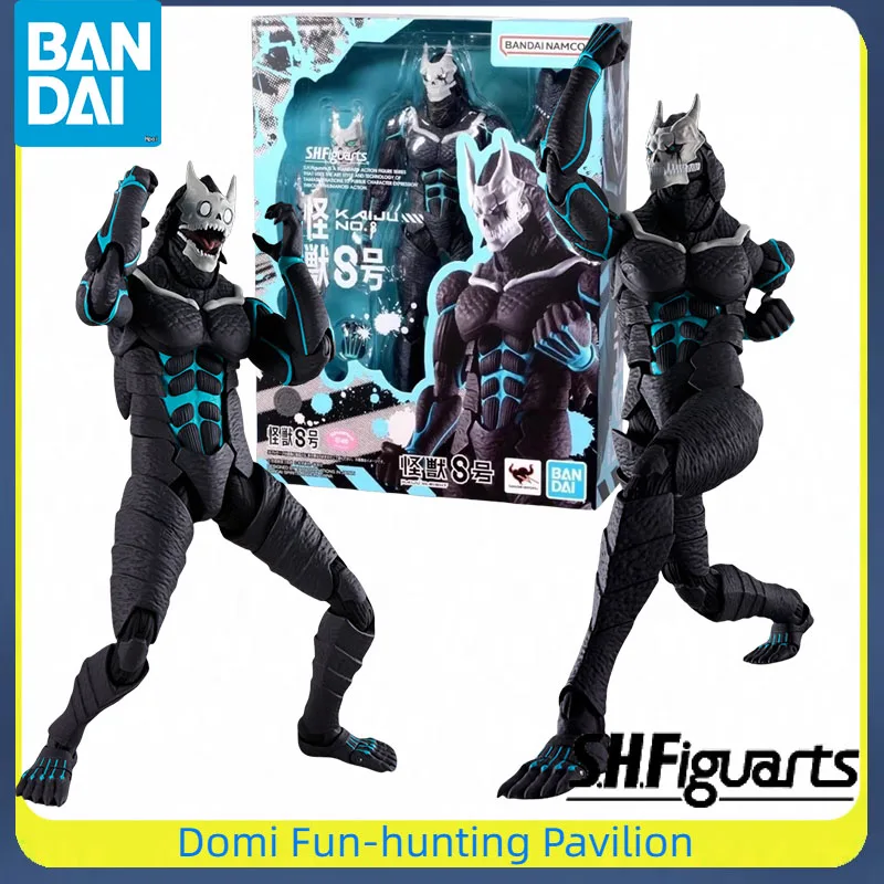 

Bandai Original SHF Anime Figure KAIJU NO.8 Joint Movable Model Finished Action Toy Gift for Kids Collectible Ornaments Artwork
