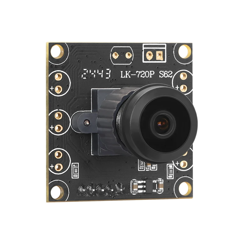 

720P H62 1.44mm 180Degree Fisheye CMOS 1/4 Inch Industrial USB Camera Module for Face Recognition,Machine Vision