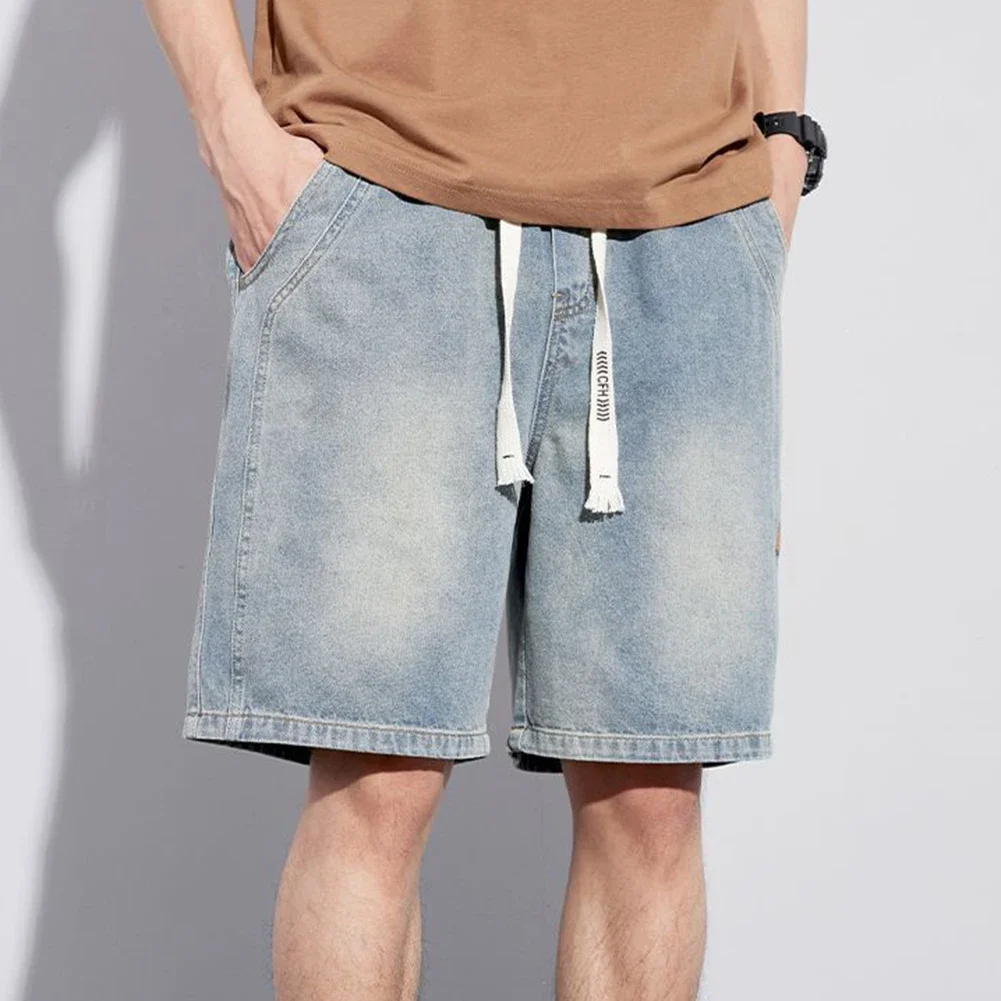 

Brand New Men Clothing Loose Fit Casual 3XL Distressed Washed Pants Regular Clothing Length Slight Stretch Fabric